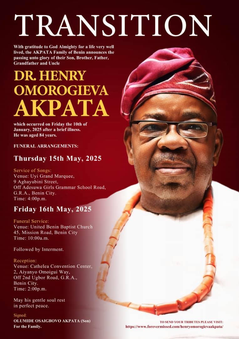 Dr Henry Omorogieva Akpata